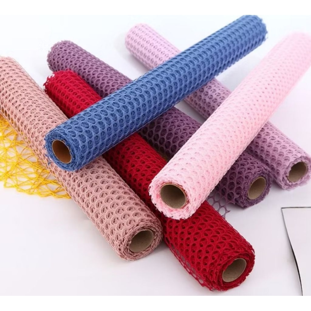 

Kertas Buket Jaring Flower Wrapping Paper Circle Kertas Jaring Buket Bunga Kertas Kertas Bouquet Korean Jaring Circle Mash