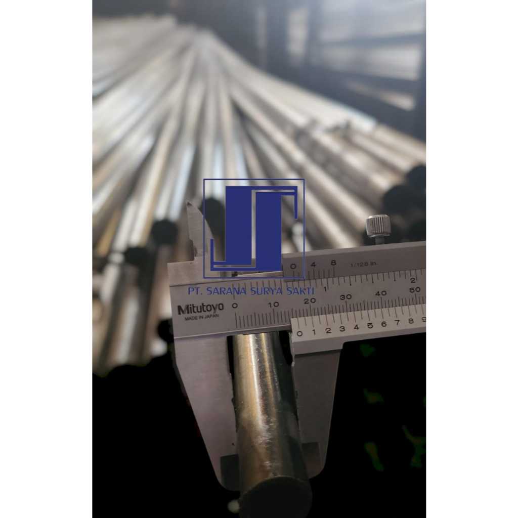 pipa bulat besi pipa bulat staalbuis pipa besi 5/8 inch OD 16mm panjang 6 meter