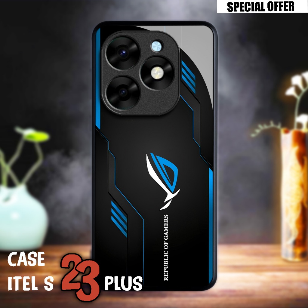 Bonanza - Case Itel S23 Plus   - Case Custom - Kesing Hp Itel S23 Plus Terlaris - Fashion Kesing - B
