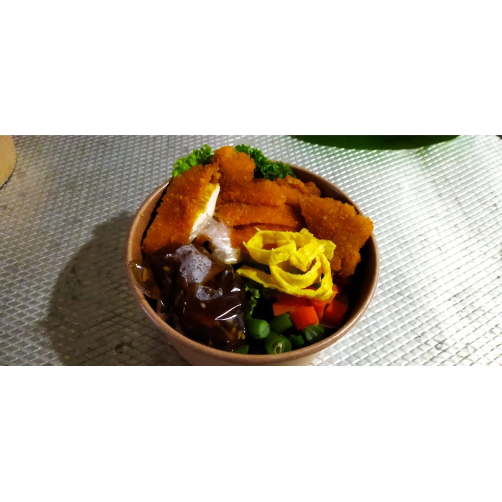 

Ricebowl ayamkatsu teriyaki