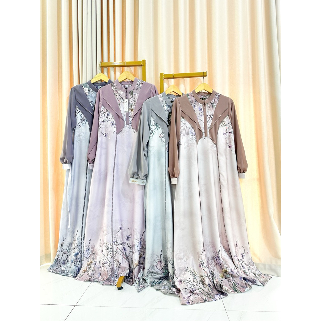 Gamis Qory’s terbaru - Gamis qory - Gamis silky - Gamis Qory’s - Gamis busui- Gamis mewah - Gamis te