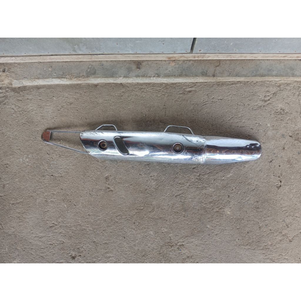 cover knalpot scorpio original