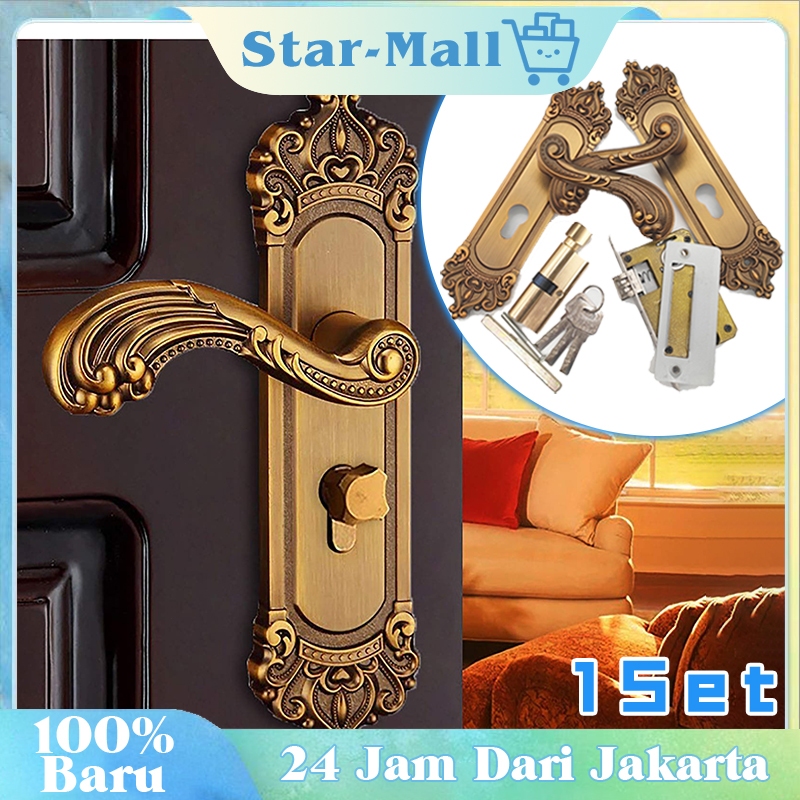 Handle Gagang Pintu Rumah / Set Gagang Pintu Dan Kunci