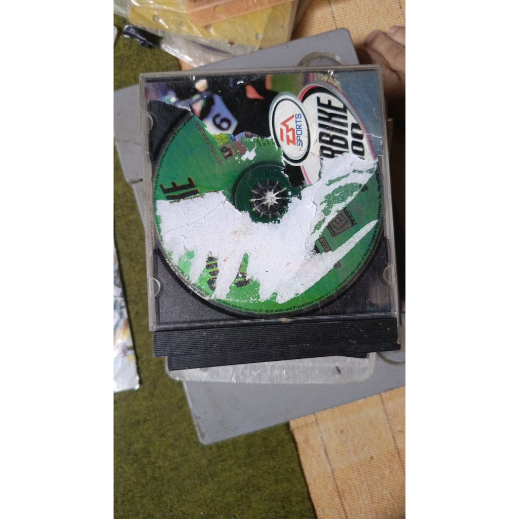 kaset ps1 ori superbike 2000