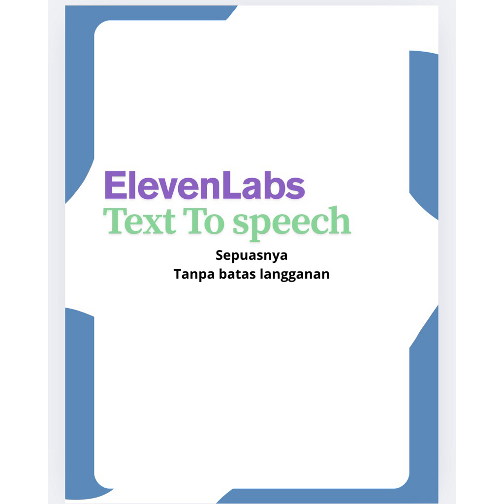 Seperti ElevenLabs (Text To speech)