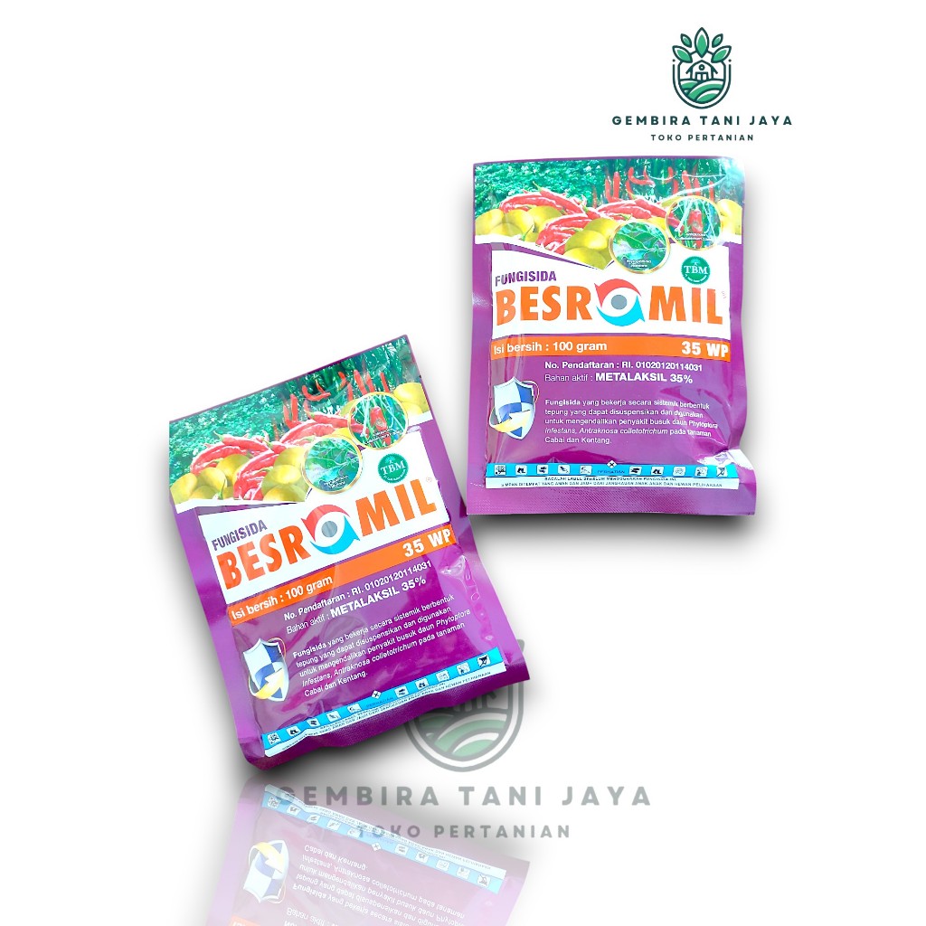 Fungisida sistemik Besromil 35 WP isi 100 gr