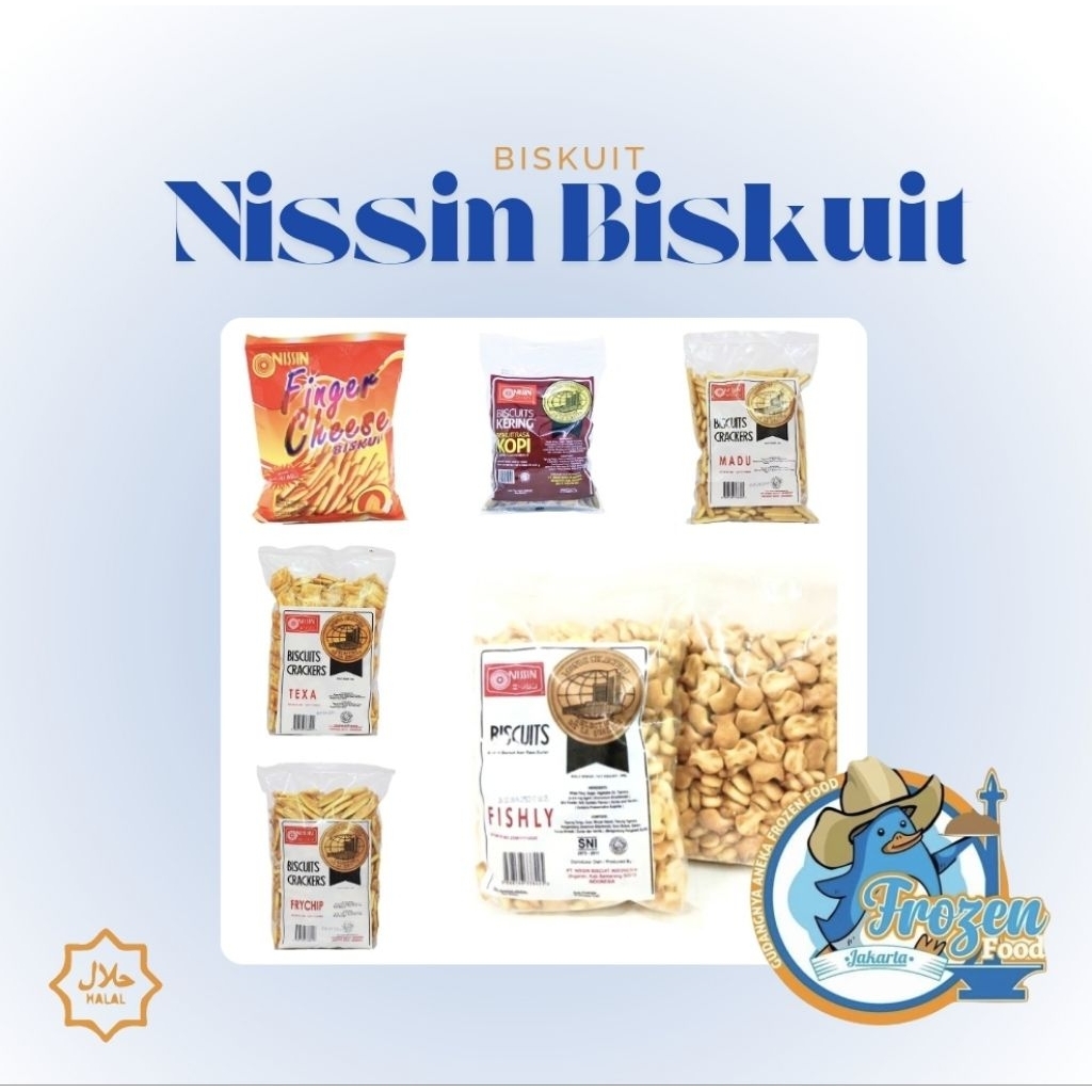 

Nissin Biskuit 300gr | Finger Cheese | Kopi | Texa | Frychip | Madu | Fishly | WAJIB EXTRA BUBBLEWRAP