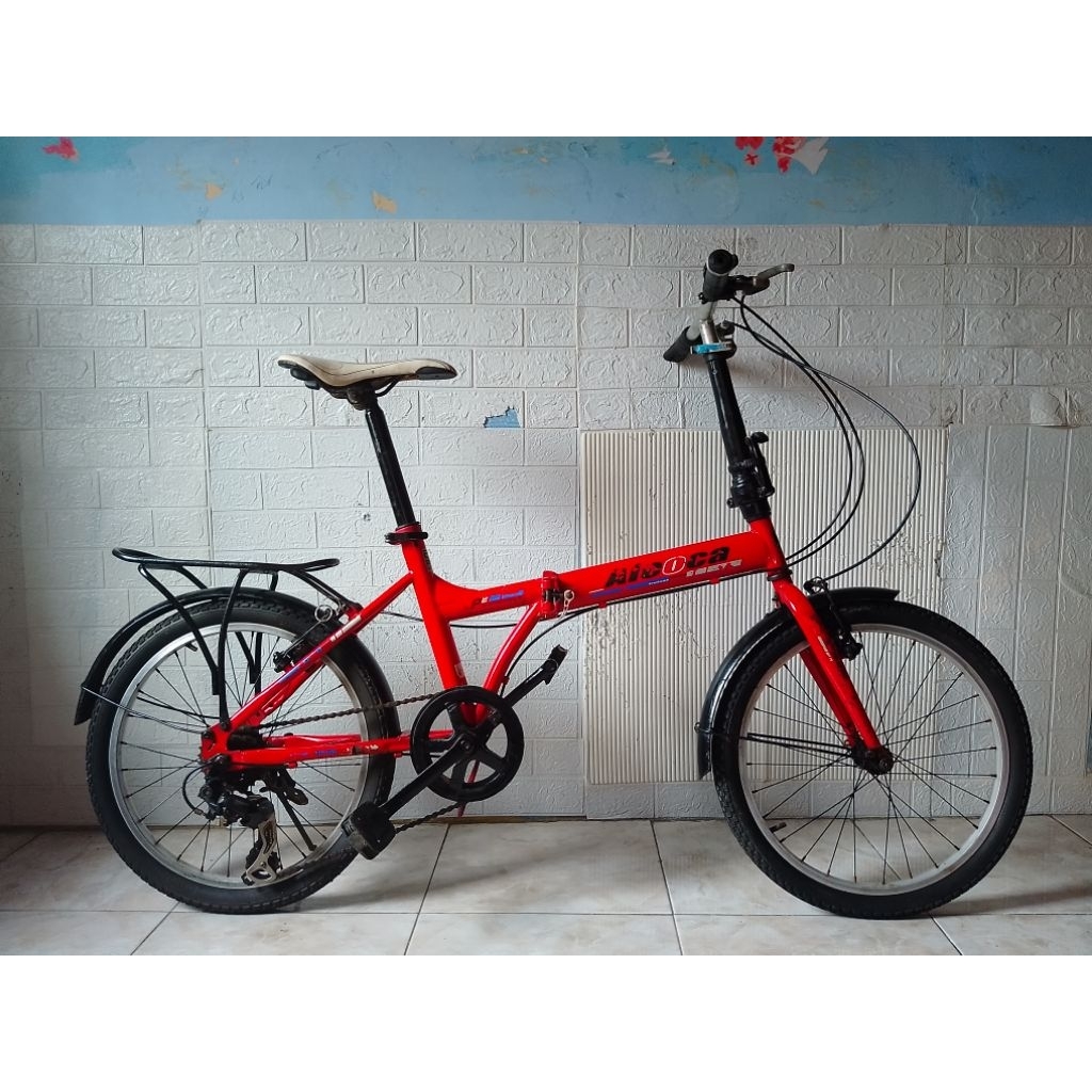 Sepeda Lipat Seken Aleoca UK 20 Inch 6 Speed Siap Pakai