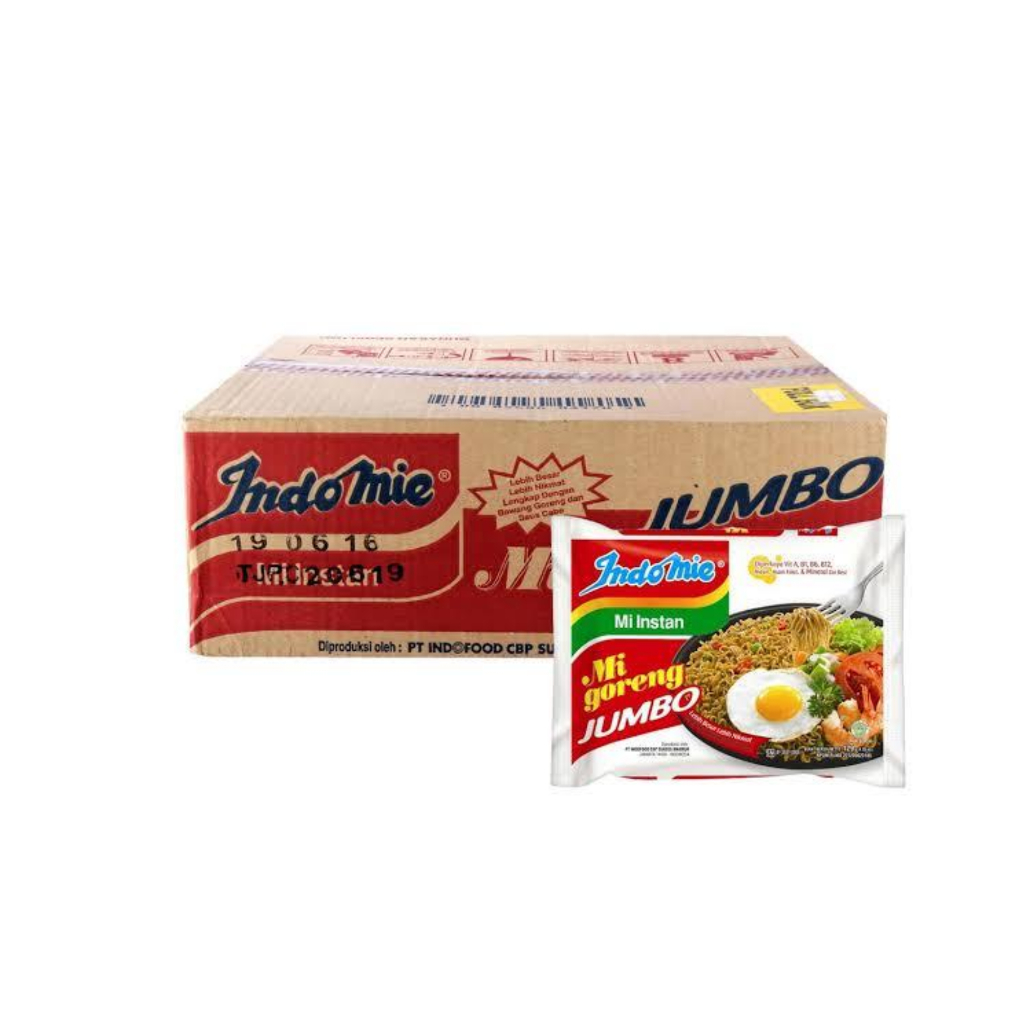

Indomie Mi Goreng Jumbo 129g – Lebih Banyak, Lebih Nikmat!