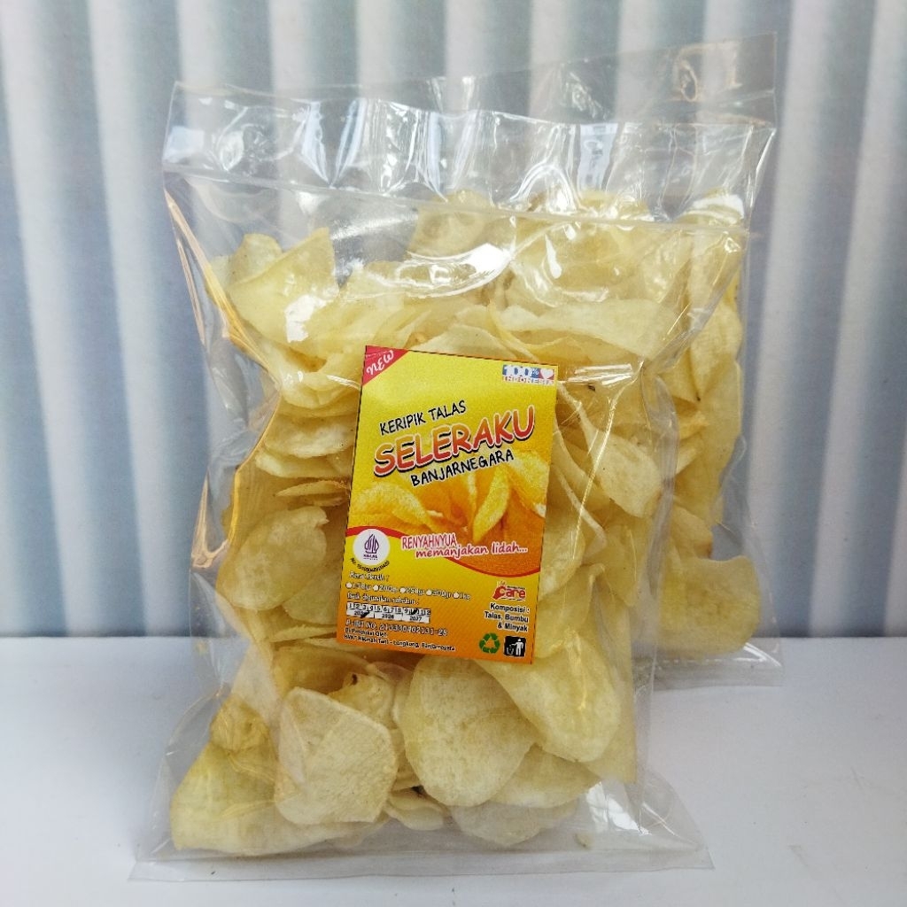 

(2pcs x 140gr) Keripik Talas Busil Seleraku Banjarnegara Rasa Original