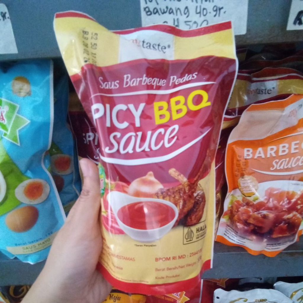 

Mytaste Saos BBQ Spicy Level 3 uk 500gr