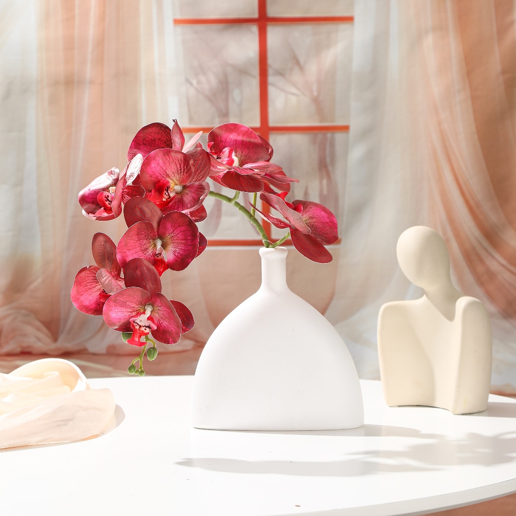 Ensemble Bunga Anggrek Bunga Hias Plastik Bunga Hias Plastik bunga hiasan ruang tamu