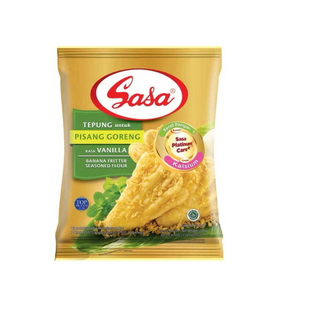 

Sasa Tepung Pisang Goreng Vanilla 210gr