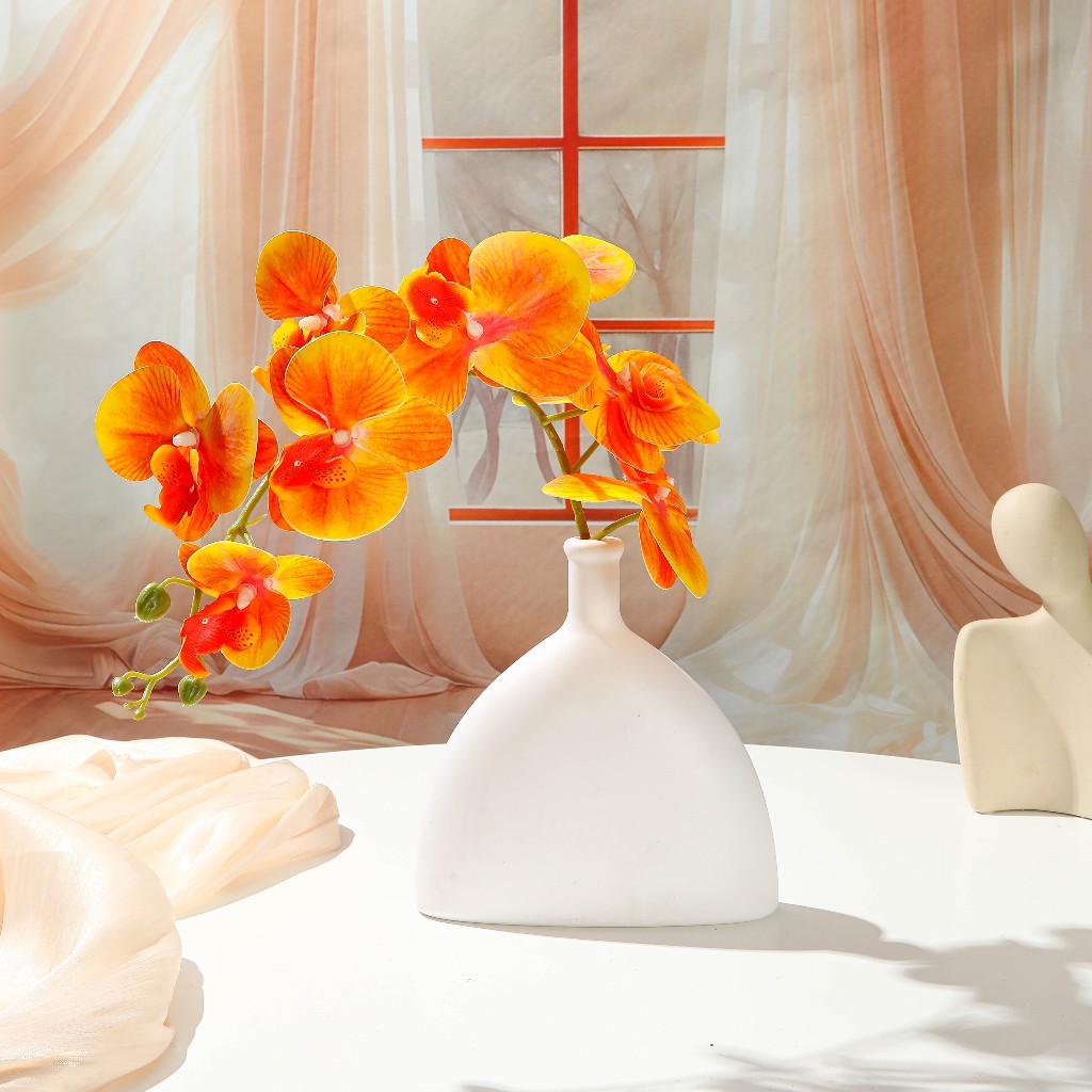 Ensemble Bunga Anggrek Bunga Hias Plastik Bunga Hias Plastik bunga hiasan ruang tamu