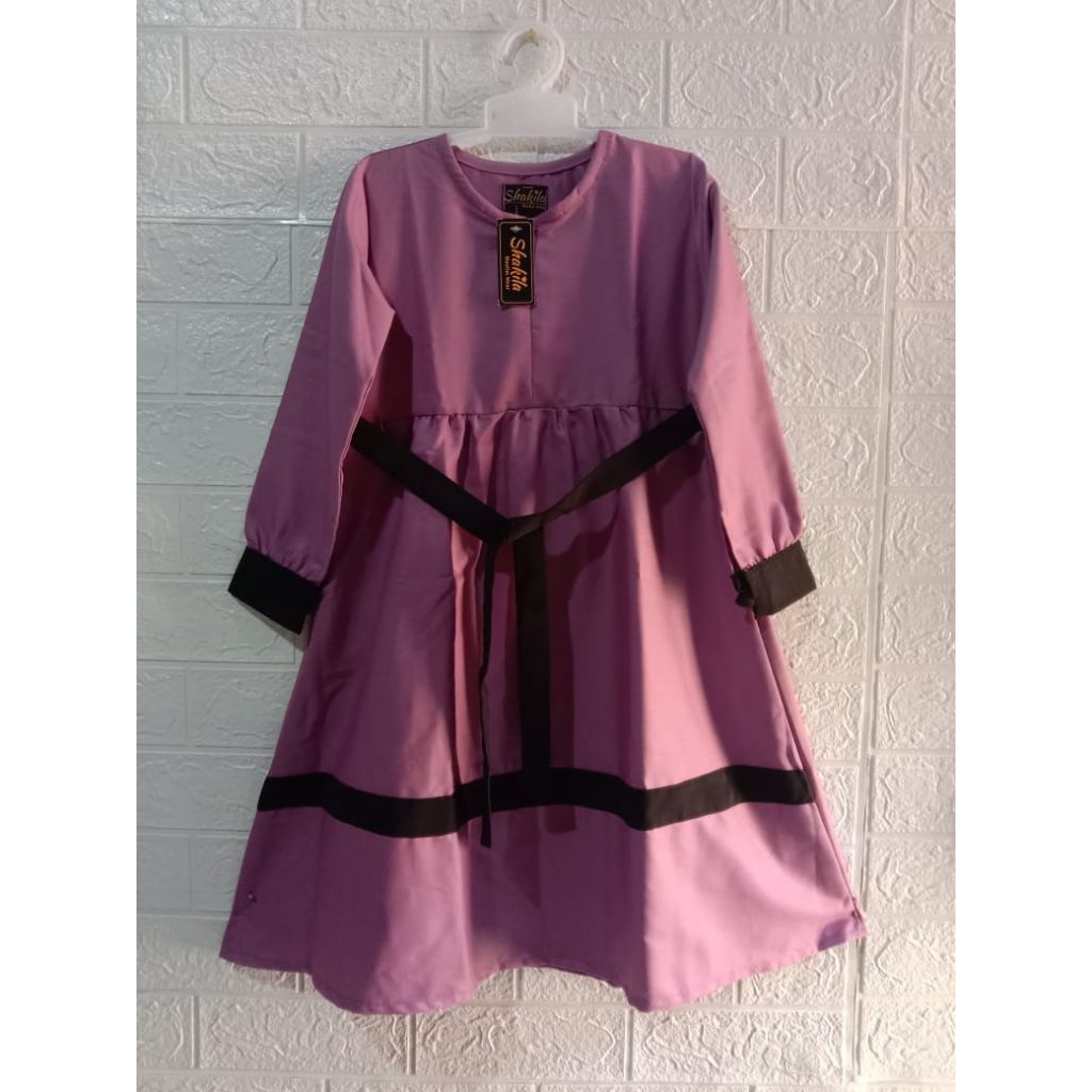 GAMIS ANAK USIA 3-4 Tahun TOYOBO Dusty Pink