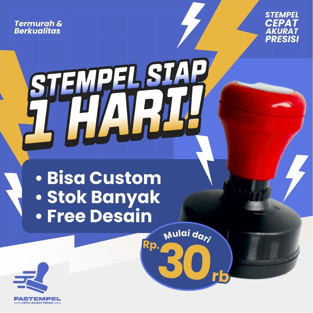 

Stempel Custom - Stempel Otomatis - Stempel Flash Desain Custom Anti Mblobor