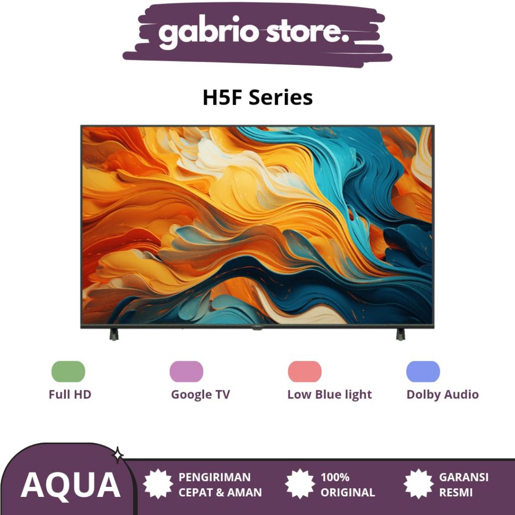 AQUA 40 Inch Google TV 40H5F | Low Blue Light