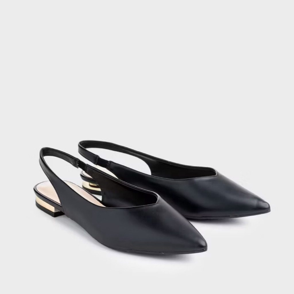 READY‼️Flatshoes Urban & Co Hitam