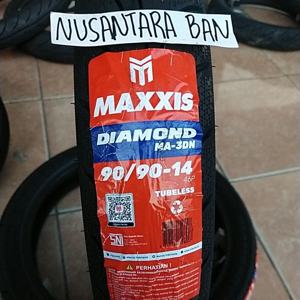 Ban Maxxis 90 90-14 Diamond Tubles Beat Vario Belakang