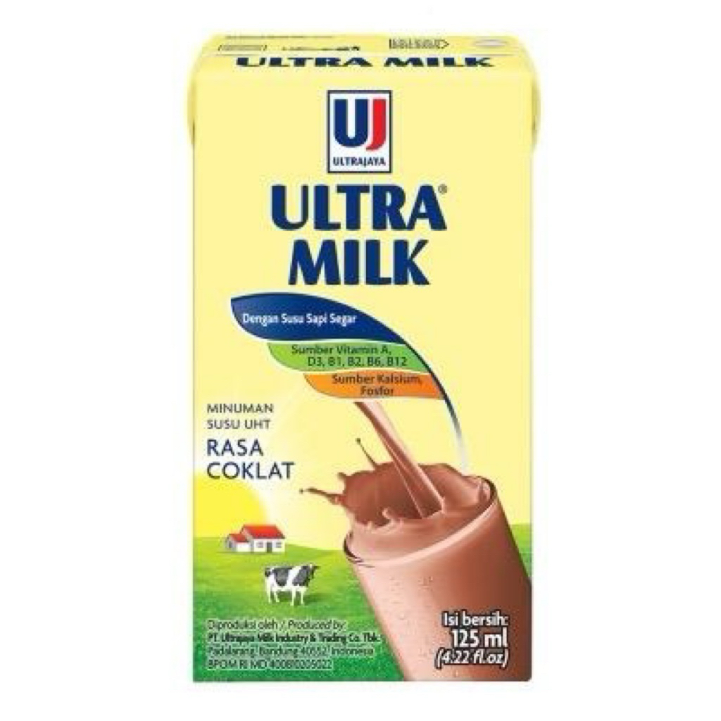 

Susu Ultra Coklat 125ml Per1dus/setengah dus