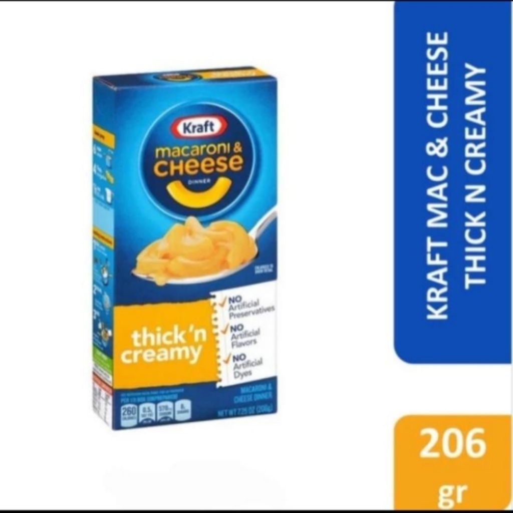 

Kraft Macaroni & cheese 206gram macaroni cheese - thick n creamy