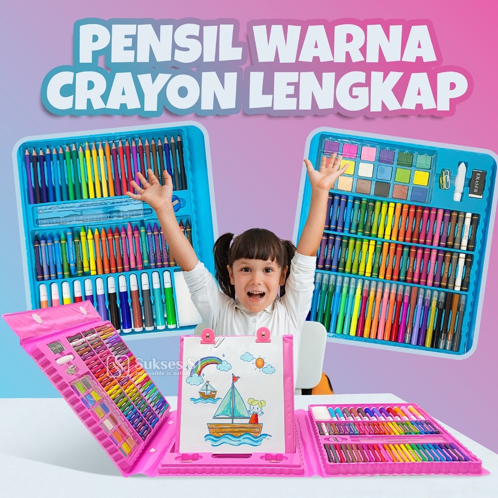 

KODE K23Q LIVE CRAYON 28 Crayon Pensil Warna Art Set Pensil Warna Crayon