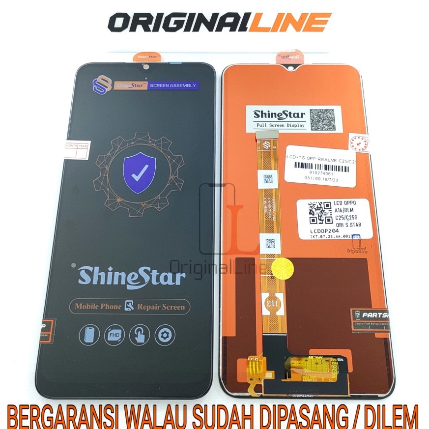 KODE C45Q LCD  TS OPPO A16  REALME C25  C25S GRADE ORIGINAL OEM