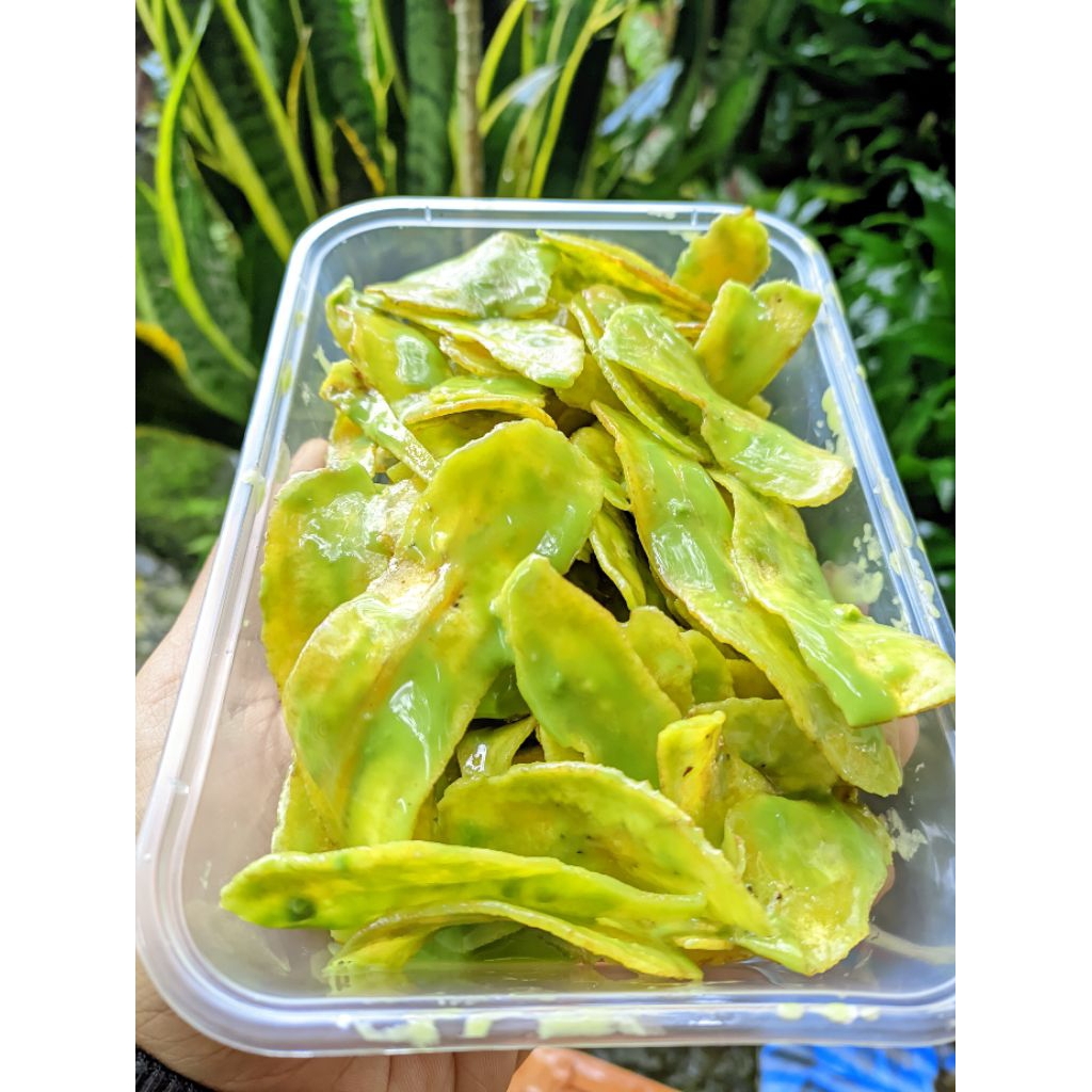 

[COD] Keripik pisang rasa tiramisu renyah kemasan 500ml