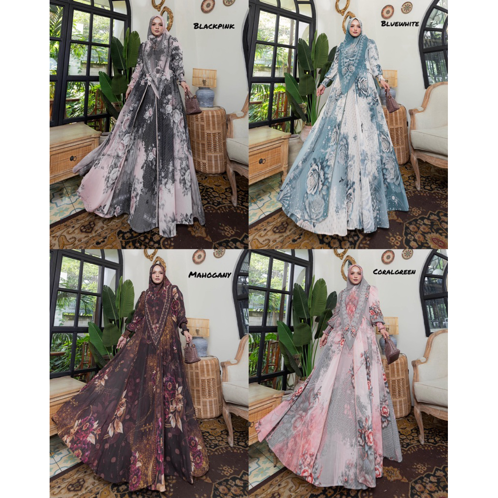 gamis kayesa set hijab by alya