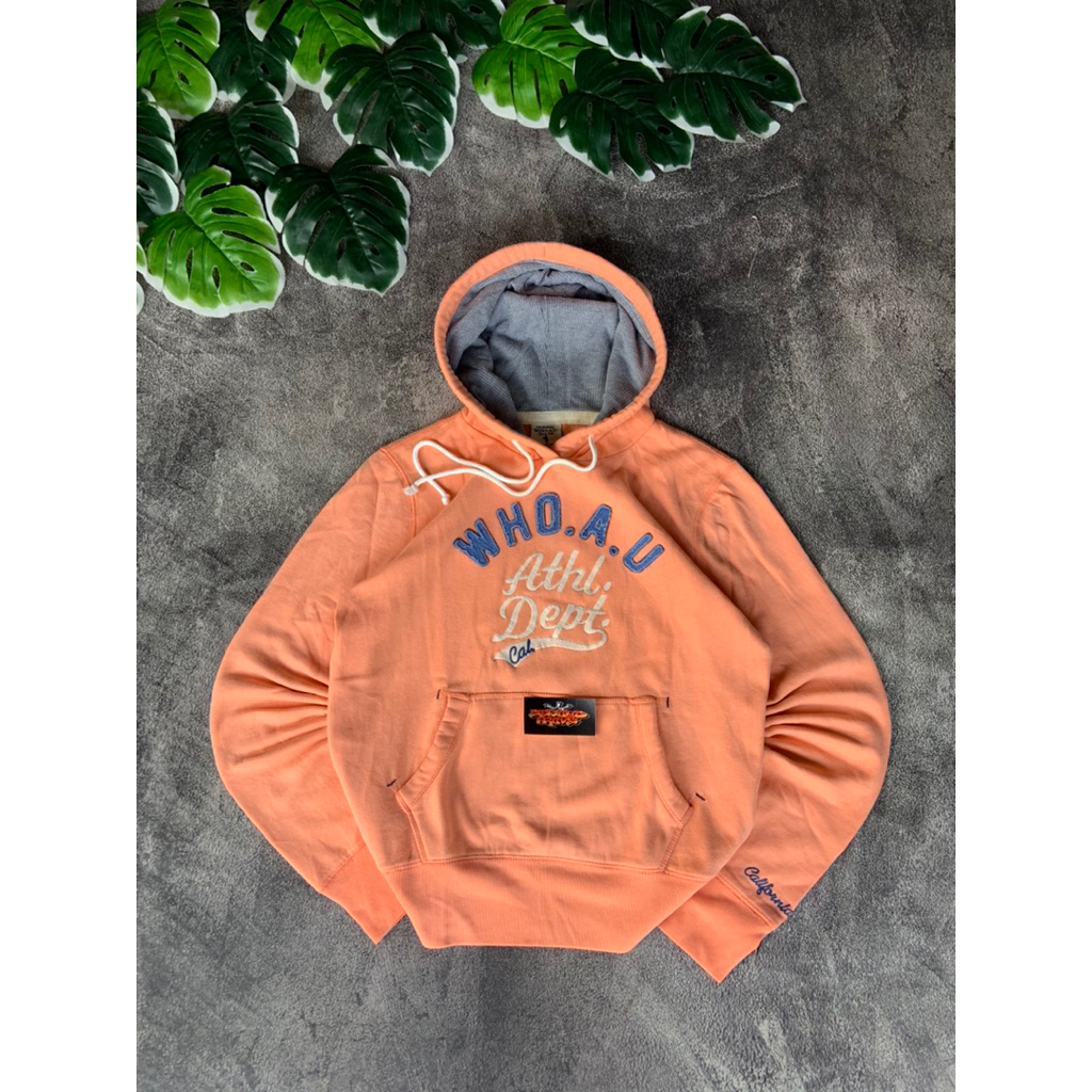 HOODIE WHO AU ORANGE CALIFORNIA ORIGINAL