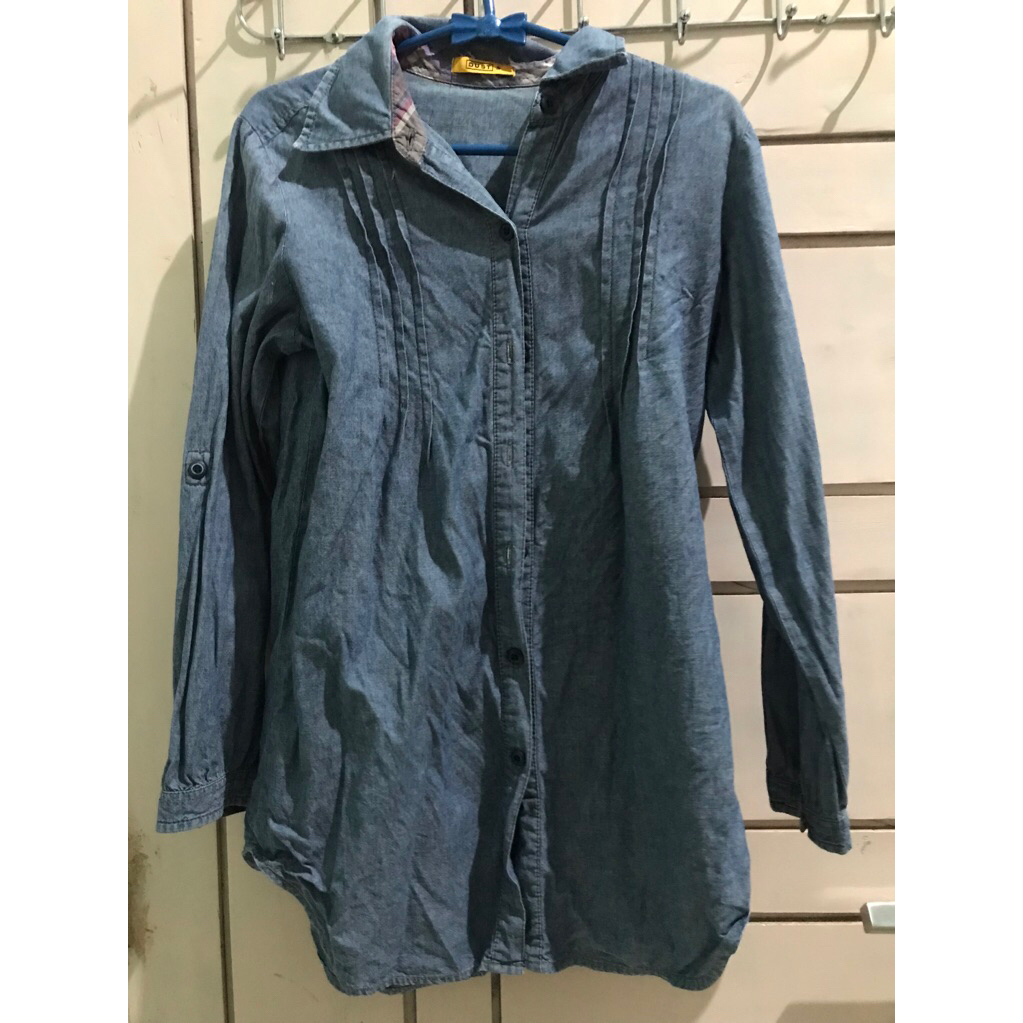 preloved kemeja dust denim