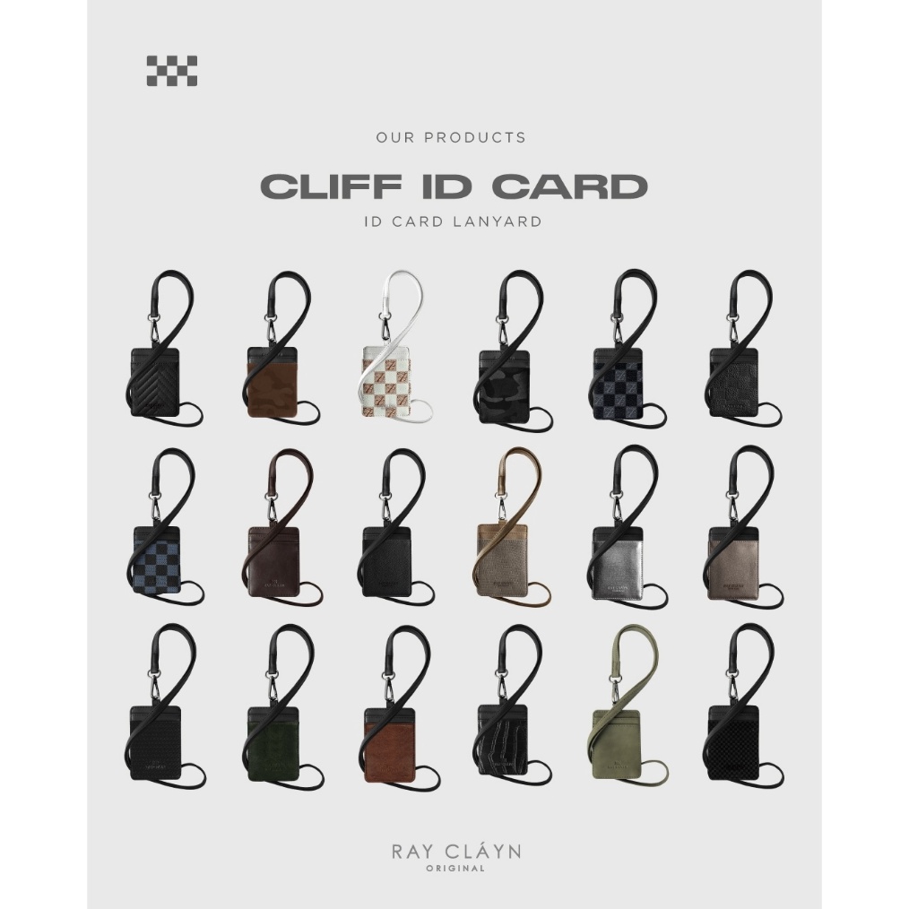 

KODE G55W Ray Clyn ID Card Lanyard Name Tag Lanyard ID Cardholder Kulit Gantungan Kartu ID