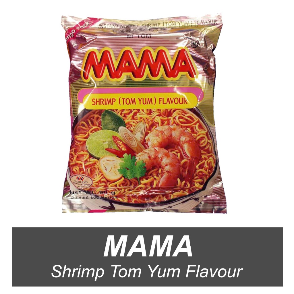 

Mie Mama Noodles Shrimp Tom Yum Flavour Berat 90gr Exp November 2025 Import Thailand PROMO !!!