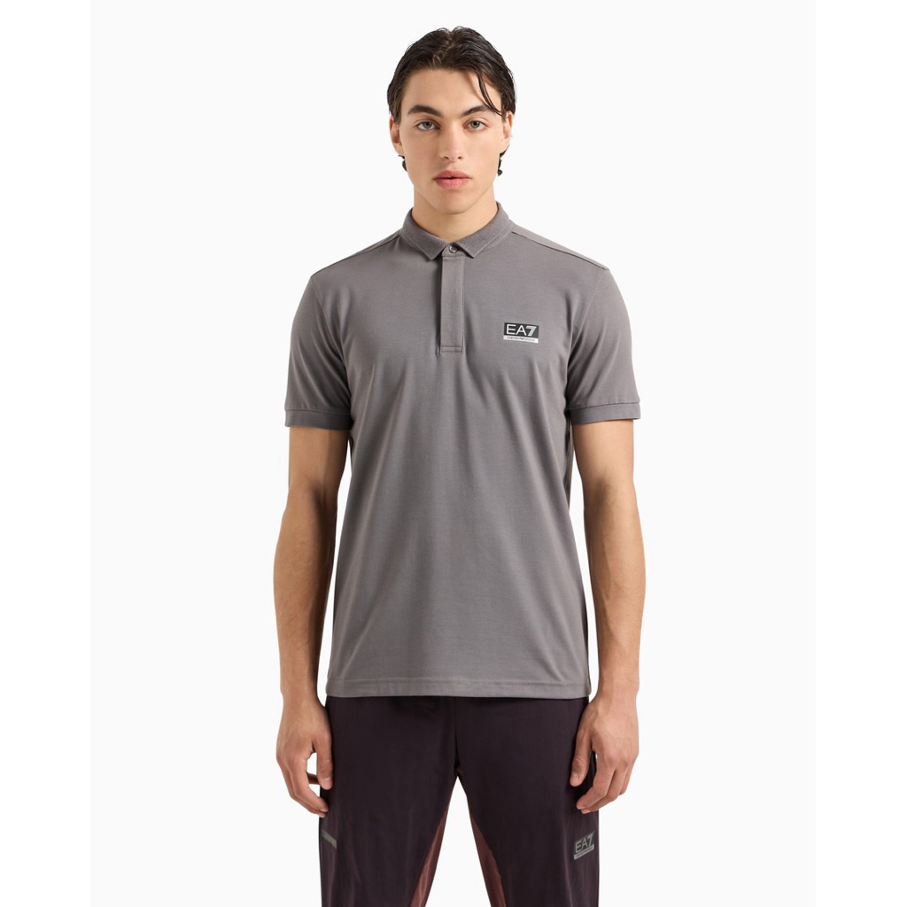 POLO SHIRT EA7 ARMANI EMPORIO VENTUS GREY ORIGINAL AUTHENTIC