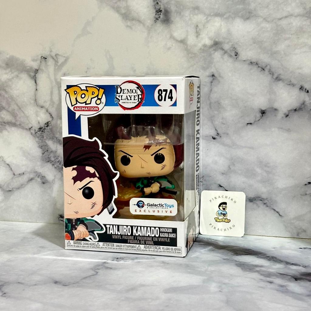 Funko Pop Animation Demon Slayer: Kimetsu no Yaiba Tanjiro Kamado Breath of the Sun Flaming Blade Hi