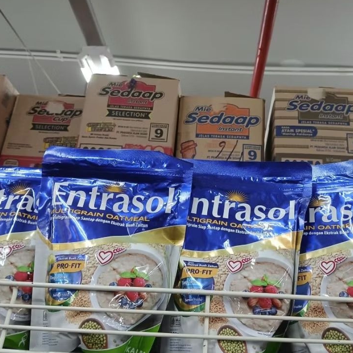 

Entrasol Oatmeal 180gram/Oat meal Pouch/Sehat dan bernutrisi/Breakfast/Pengganti nasi