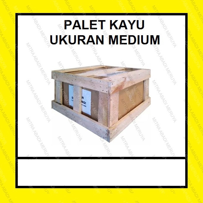 

KODE O35T Palet Kayu Ukuran Medium Pelindung Box