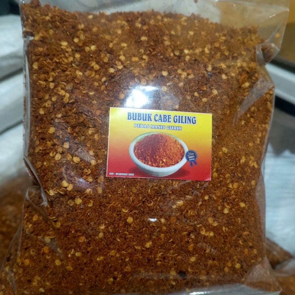

bubuk cabe/bon cabe/bon cabe kiloan PEDAS DAN GURIH