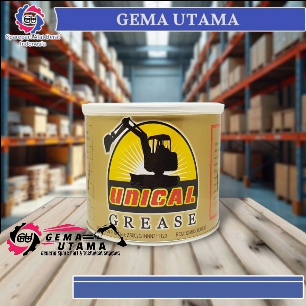 UNICAL - Grease minyak gemuk coklat / Unical grease unoba EP3