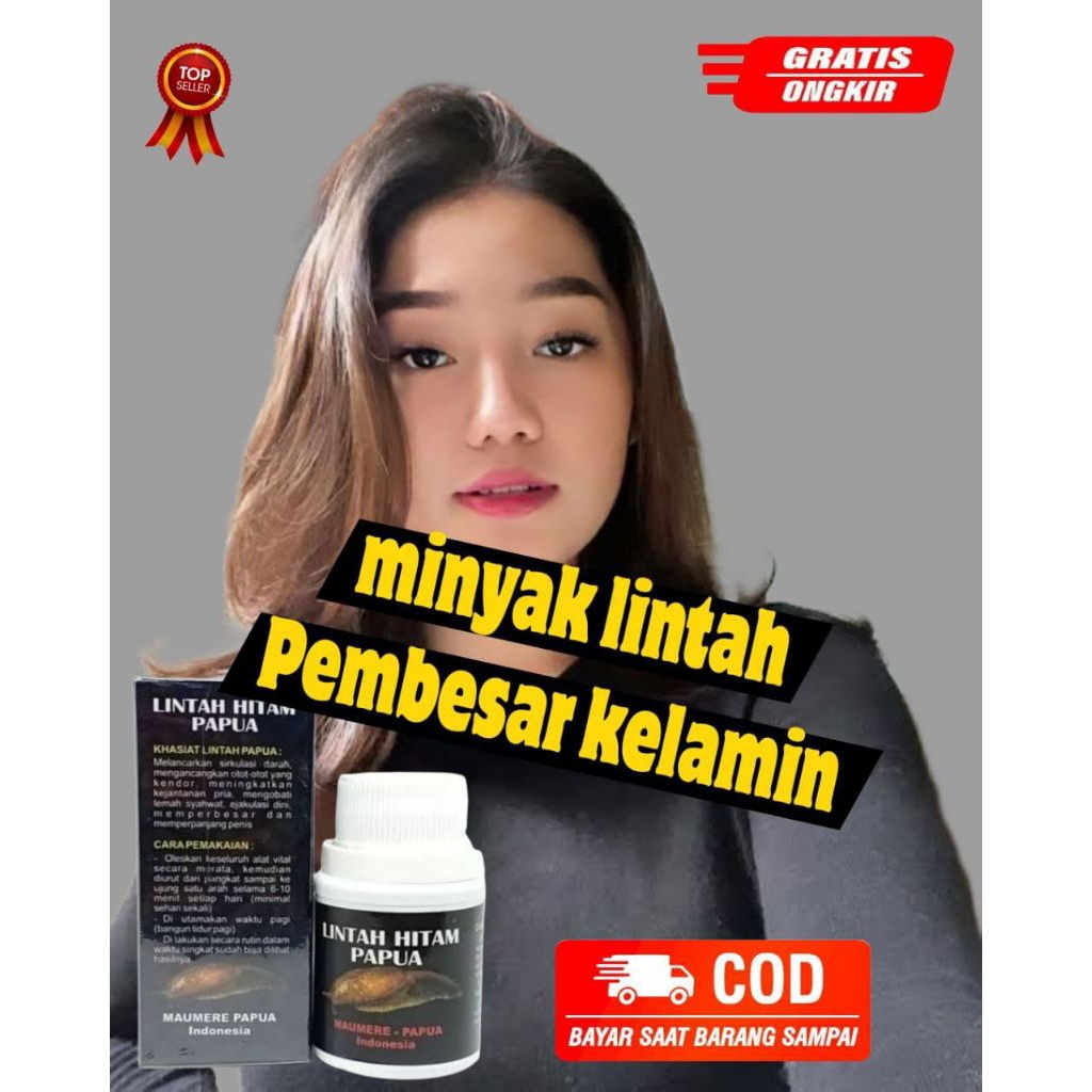 Minyak lintah hitam asli papua aman asli BPOM