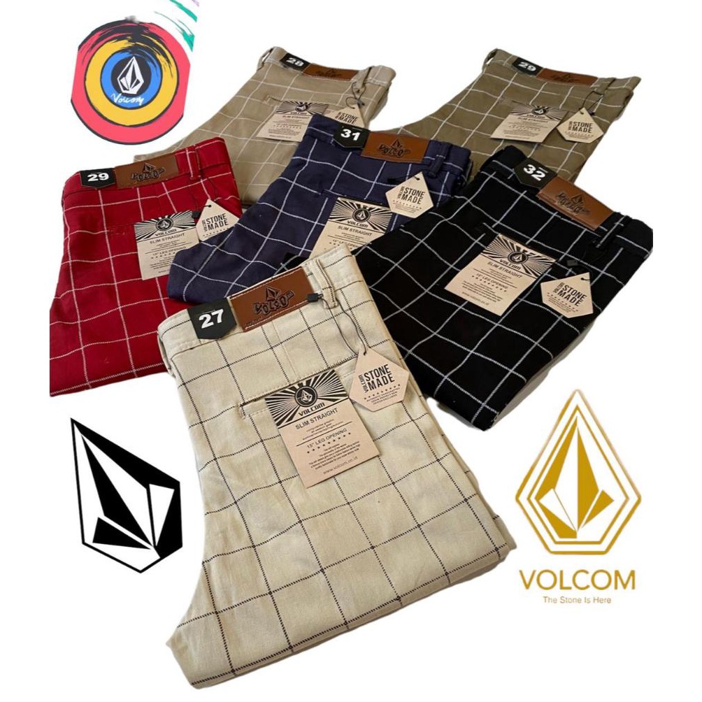 Elegant Tartan Pants Celana Tartan Cowok Celana Chino Tartan Pria Celana Kotak Kotak Tartan Pria