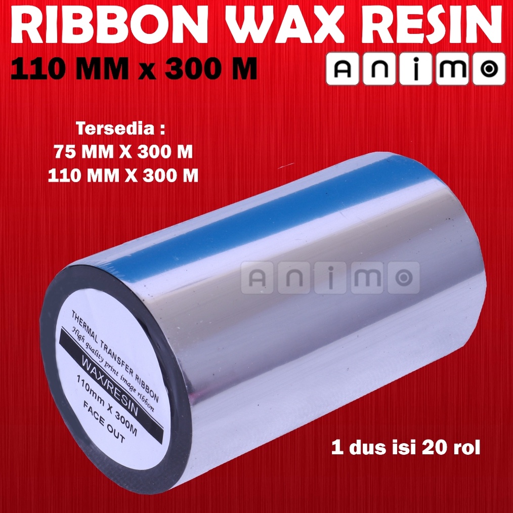 

KODE L47S RIBBON BARCODE WAX RESIN 11 X 3 METER Ribbon Wax Resin 11x3 M