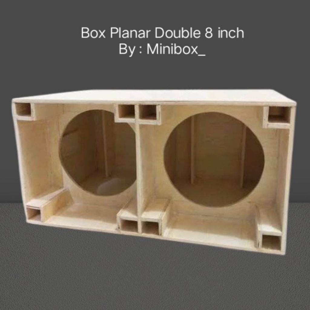 Box Speaker Planar Double 8 inch