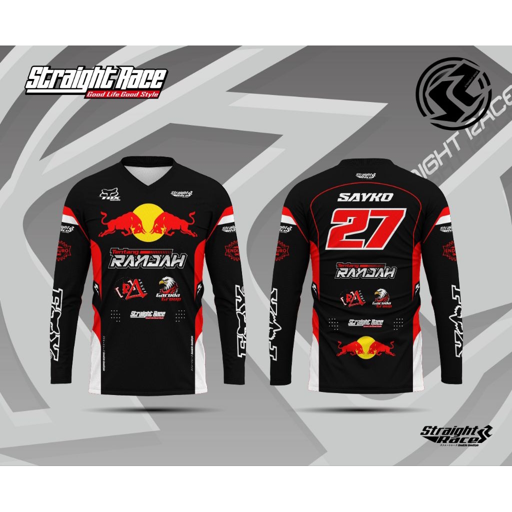 COSTUM JERSEY MOTOR CROSS BALAP