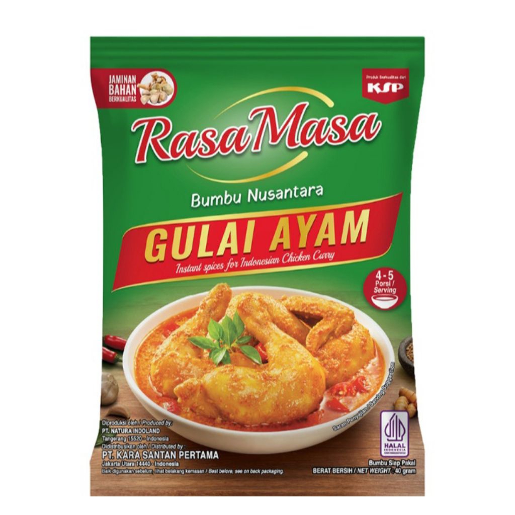 

Rasa Masa Bumbu Masak Instan Nusantara Rendang dan Gulai