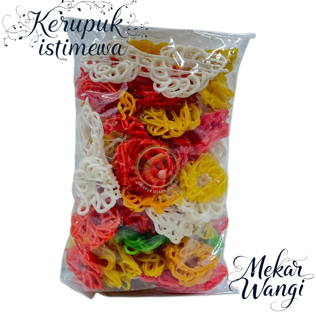 

Kerupuk Mawar Warna Besar - Renyah Gurih! Untuk Seblak Basah/Kering & Cemilan Viral