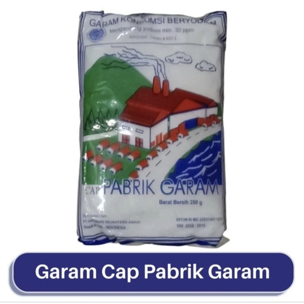 

Cap Pabrik Garam Halus 250 gram