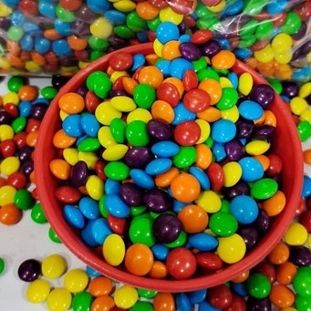 

Coklat Cha Cha Kiloan / Cokelat Caca ChaCha Warna Warni