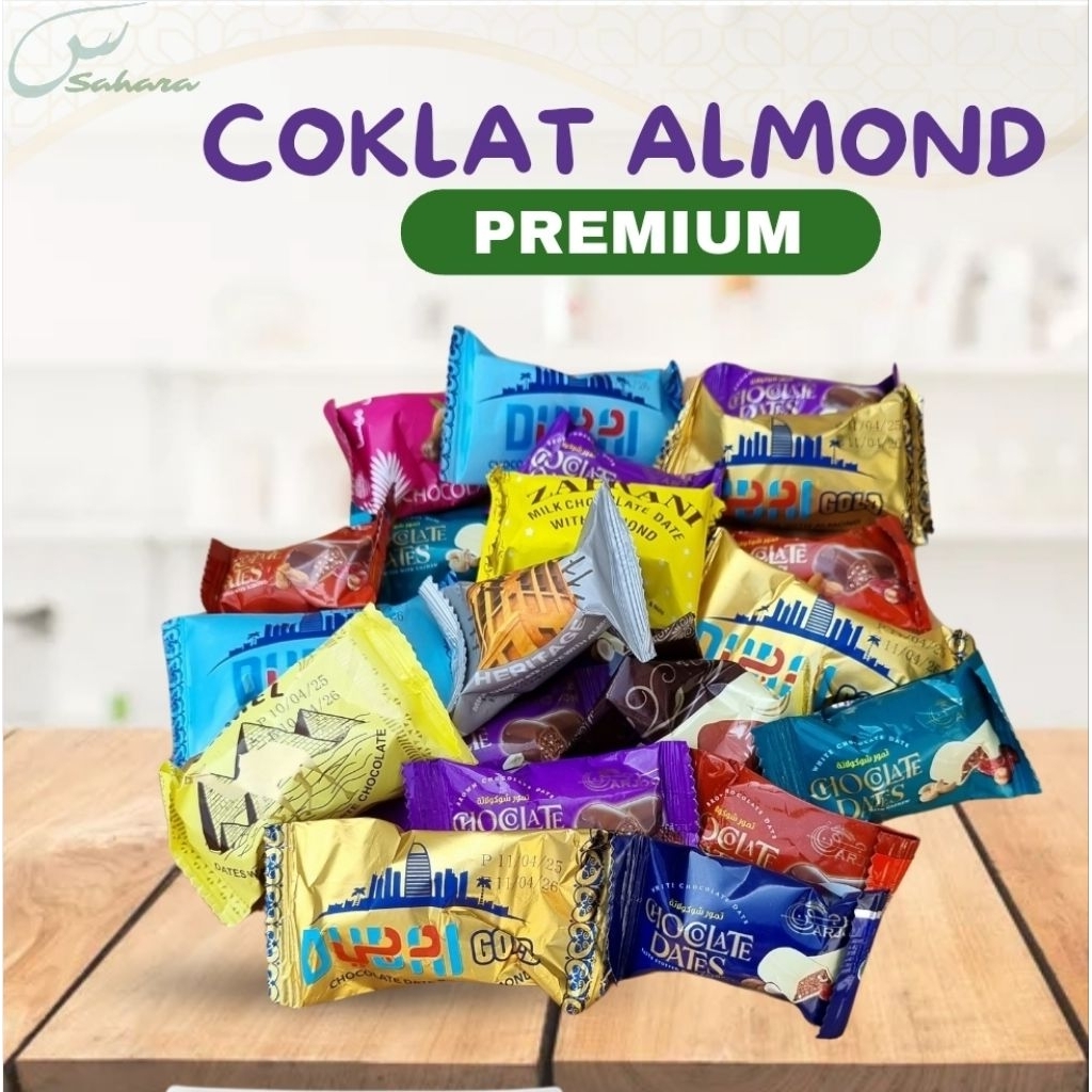 

Coklat Almond Coklat Kurma Premium Dubai 1 Kg