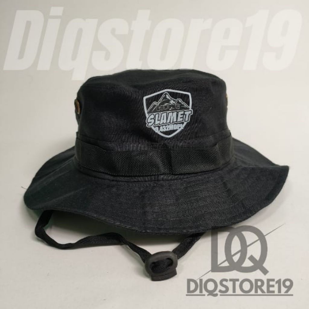 TOPI RIMBA DEWASA OUTDOOR GUNUNG SLAMET LOGO SABLON DTF/ TOPI RIMBA OUTDOOR HIKING CAMPING UNISEX